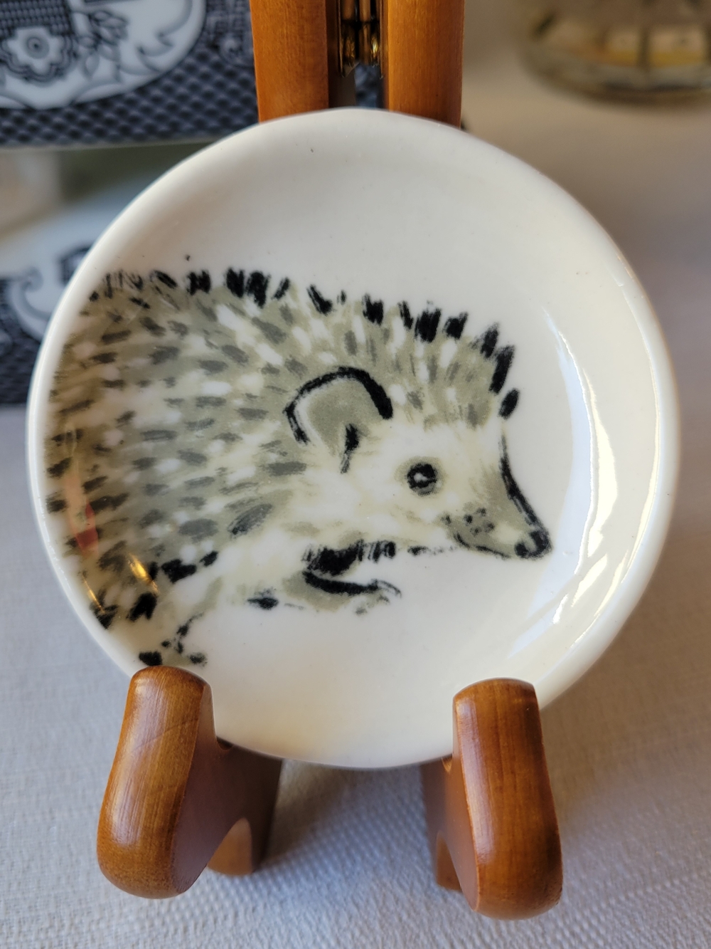 Chad Bennett Ceramic Hedgehog Trinket Dish